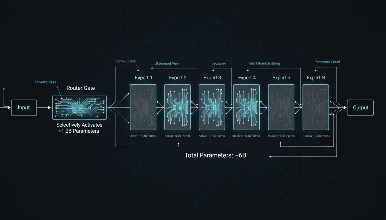 Mixture of Experts architecture diagram