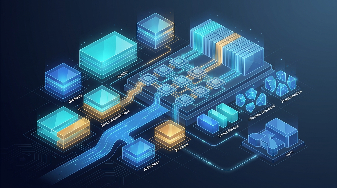 A Memory-Budget Anatomy for One Specialist on H200:8